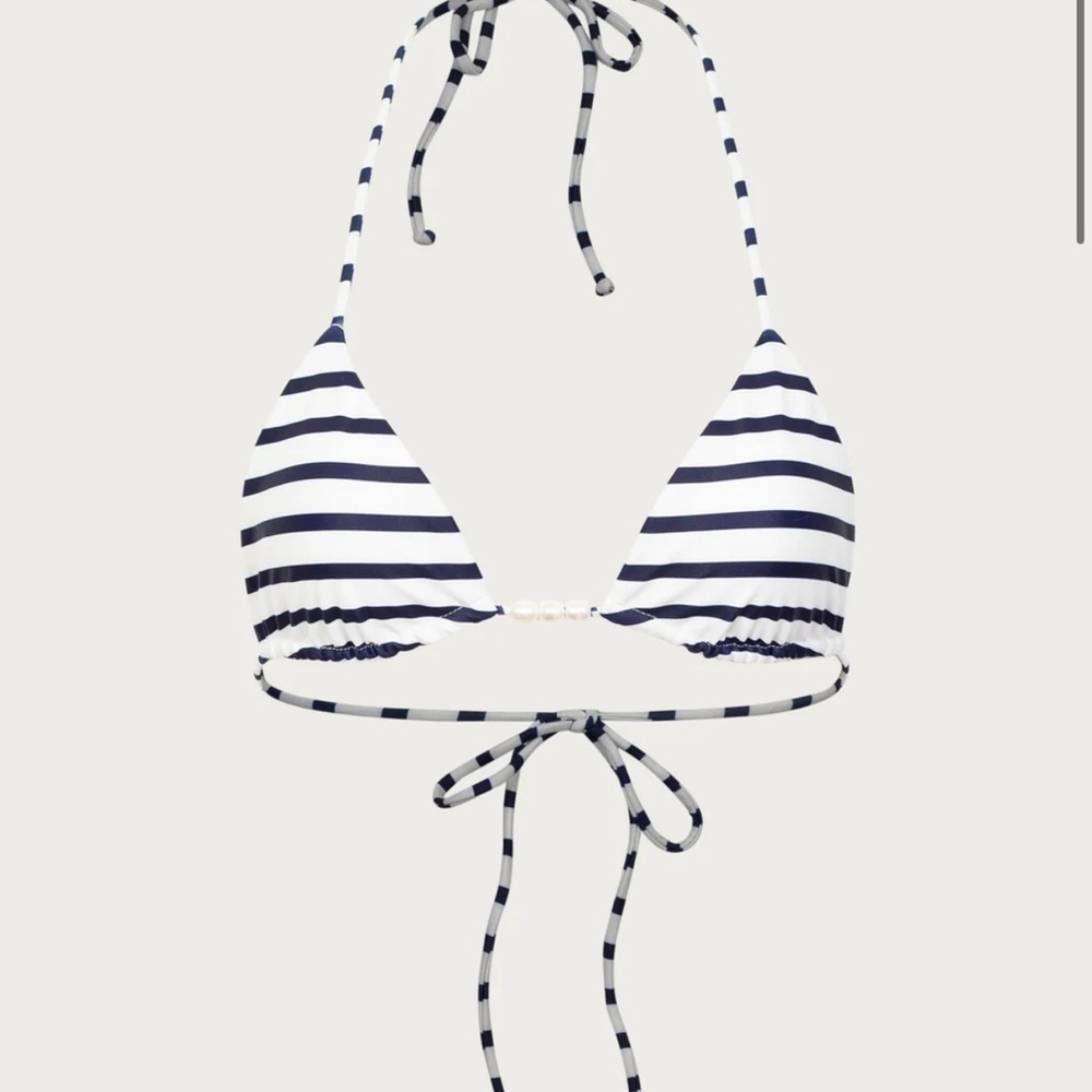 Beaded String Triangle Top & Bottom